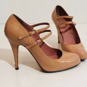 Miu Miu pink patent leather Mary Jane’s 38/8